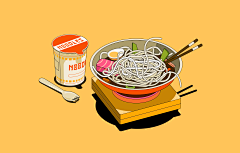 跑回那里去采集到描边插画