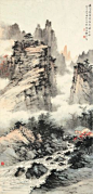 huang, junbi hermitage amid fo ||| landscape ||| sotheby's hk0398lot6g48nen