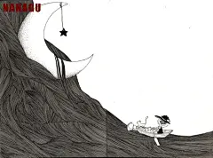 -插画家园-插画家园巫女NANA的冒险-插画家园随着河水漂流的月亮-插画家园