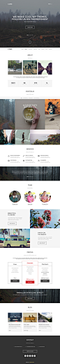 CONE   Onepage PSD Template in Web Design : CONE - Onepage PSD Template