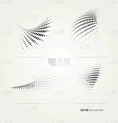 向量半调点
