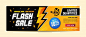 Flash sale banner template