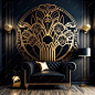 Motif mural Art Deco