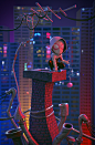 Fly, Cristian Bolivar : hey!!! this was a very quick project  based on   la matita gialla´s  artwork  ( you can see it here https://www.behance.net/lamatitagialla)
it was a very fun and enjoyble job.  i also use new tools like Yeti and  a new nuke templat