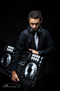 Promotional photography shoot. Event DJ