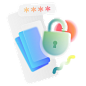 智能手机密码保护和网络安全 PNG, SVG
