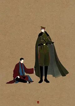 【手绘/插画/漫画】呼葱觅蒜无脸古风图集：老九门