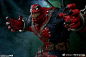 01 雕像佳作 死侍与毒液，又贱又邪的完美结合

pop culture shock 与 sideshow collectibles 合作《marvel 超级争霸战》的「毒液侍」 1/3 比例雕像，$2，500