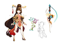 Project_zf_character, MA JO : Romance of the Three Kingdoms _ girls