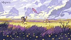 「优优灵感 ｜ 插画绘画」分享一组来自Ann Maulina 的插画作品，作品风格富有民族色彩韵味，每一幅画的色彩都有着温暖而清新的味道，画面故事情节性也非常强→O网页链接 ​​​​
