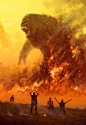 Kong - Skull Island , Jakub Rozalski : Kong ruled in the cinemas around the world, so I think I can share some of my favorite illustrations & concept arts I did, more than two years ago, at the early stage of the visual development of the Kong: Skull 