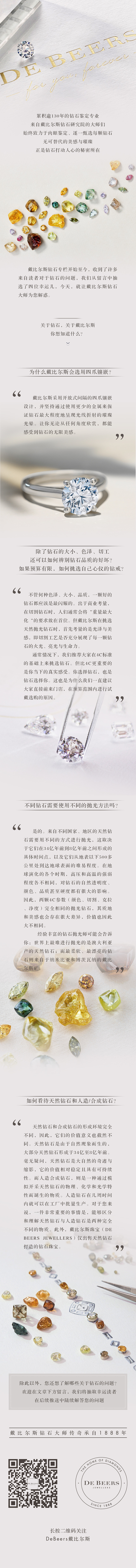 De Beers 长图推文