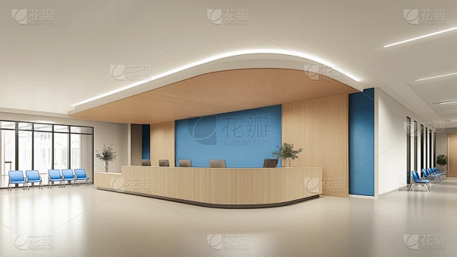 建筑系列通用医院前台护士站图片素材-花瓣网