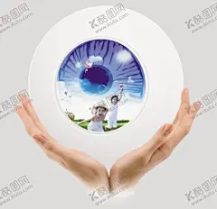 用眼健康爱眼双手保护 【酷图网】用眼,健康,爱眼,保护,卡通