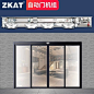 ZKAT自动门机组自动平移门控制器电机轨道电动玻璃感应门门禁系统
