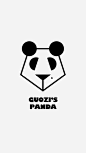 #新年# #红包# #拜年# #熊猫# #潮酷#  #黑白# #图形# #logo#啦啦，看完功夫熊猫之后，一时兴起画一个酷炫的熊猫头，虽然我知道有的像是狗哈哈，不过好玩儿！