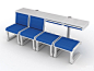 舒适的机场座椅 多功能公共场所休息椅子设计