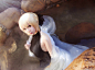 ate/stay night黑化Saber温泉泳装Cosplay图片。高清来源：www.8ciyuan.cn/cosplay/399.html