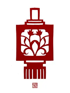 对称剪纸｜简单的小灯笼 - 小红书