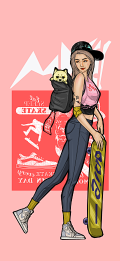 酉头发csg采集到酷女孩