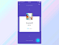 Animated studying process - App Inspiration : User Interface Patterns about Animated studying process.
