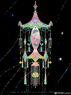 六月星河-采集到点线面与国风的碰撞