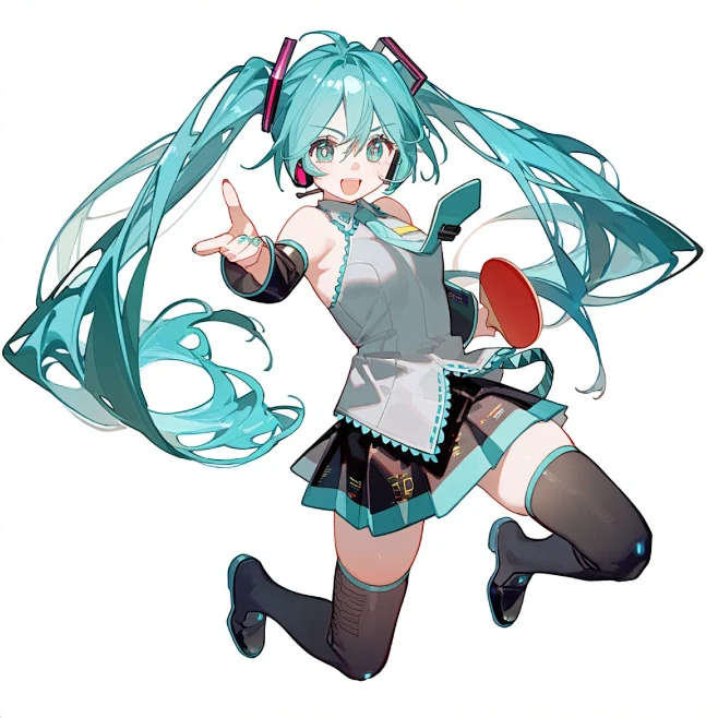 ✨✨初音打上了乒乓球!✨