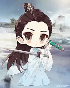 12个古装女神Q版人物，花千骨最深入人心，唯独最后一个被忘记了！