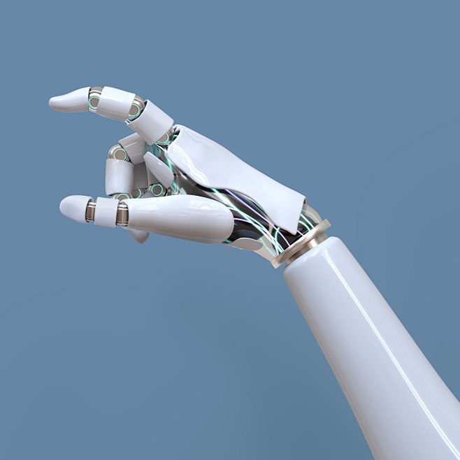 Robot hand 3D, AI te...