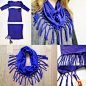 DIY Fashion T Shirt Scarf DIY Fashion T Shirt Scarf