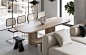 Minimising Interior Fuss With Microcement Industrial Decor : Modern home interior with microcement industrial decor. Featuring open plan living, designer furniture, a contemporary bedroom and a glass wall home office.[主动设计米田整理]