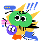 【超萌】多巴胺贴纸元素png - 小红书