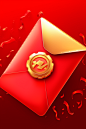 庆祝中国风新年春节立体红包元素模型图片