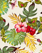 @叫我小苏 专注采集 Hawaiian printed fabric ~ nice for the dining and living rooms.