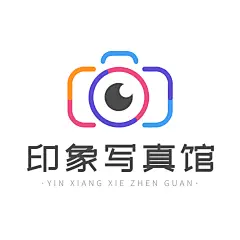 摄影展写真馆照相馆logo设计