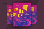 音乐派对传单海报模板Musica Pavilion Party Flyer Poster Template-设计口袋