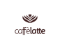 拿铁咖啡店logo 咖啡店logo 心形 拿铁 绽放 饮品 商标设计  图标 图形 标志 logo 国外 外国 国内 品牌 设计 创意 欣赏