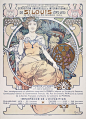Exposition universelle & internationale de St. Louis (Etats-Unis), du 30 Avril au 30 Novembre 1904 - 穆夏作品高清图下载 - 艺术大家
