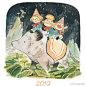 works by Amelie Flechais 
#米果创艺##米果学堂#插画超话绘本超话