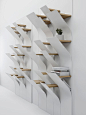 Squama bookshelves design concept by Dmitry Kozinenko