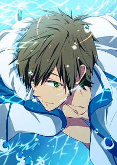 帝妃一笑采集到30.Free!男子游泳部❤