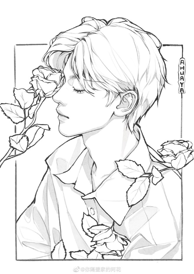 画师：你隔壁家的阿花 来自手绘工场 - ...
