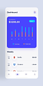 Wallet App Design ui fintech product interface wallet financial flat b
