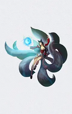 魔法少女|魔法,少女,九尾狐,漫画,神仙,狐仙,&nbsp;九尾狐狸,卡通元素,手绘/卡通