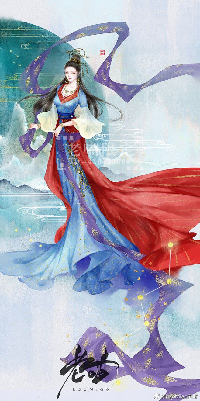 （古风美人）绘师：LaoMiao老喵