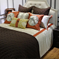 高端定制新中式床上用品四件套多件套样板房软装别墅床品套件含芯-淘宝网