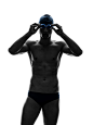 强壮的男性游泳运动员高清图片 - 素材中国16素材网