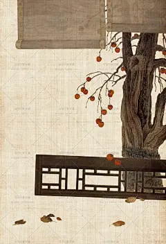 11号中国古风孙郡工笔画亚麻肌理摄影照片PSD分层模板PS设计素材-淘宝网