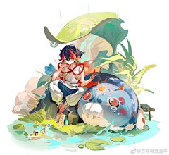 Theresa-柚子采集到插画