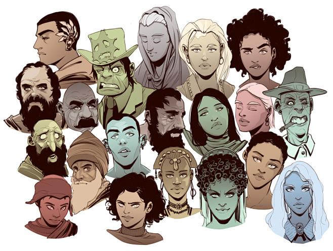 100 Heads 61-80, Bro...